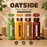 OATSIDE Ready to drink Oat Milk 240ml / 250ml - Caffe Latte Espresso Roast Coffee Caffe Latte Carame