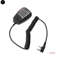 XS  2 Pin PTT Handheld Speaker Mic Microphone For Baofeng Kenwood TYT Radio Device