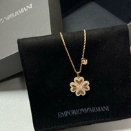 【香港可驗貨】Emporio Armani 四葉草項鍊 順豐包郵 原裝配件齊全