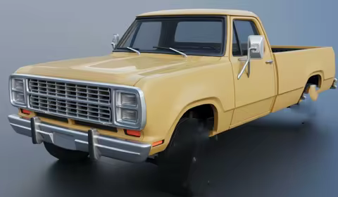 Dodge POWER WAGON BODY RC4WD d90 K10 FJ40 SWB trail finder 2 mojave Gelande II G2 LWB Redcat Gen7 gE