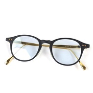 狀況極佳的DITA DRX-2073 ASH 波士頓型太陽眼鏡，黑色和金色，尺寸 47□21 148cm，日本製造。