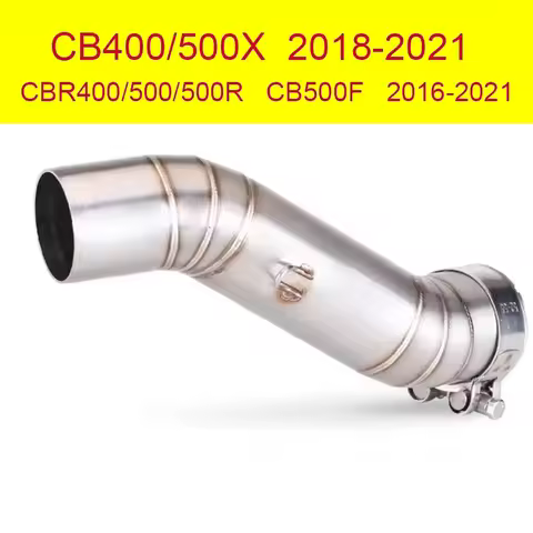 Motorcycle Exhaust For Honda CBR400R CB400X CB400F CB400 CBR500R CB500X CB500F 2016-2024 Modify 51mm