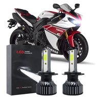2PCS LED H7 Halogen Headlight Retrofit Bulbs For Yamaha YZF R1 R3 2013- 2018