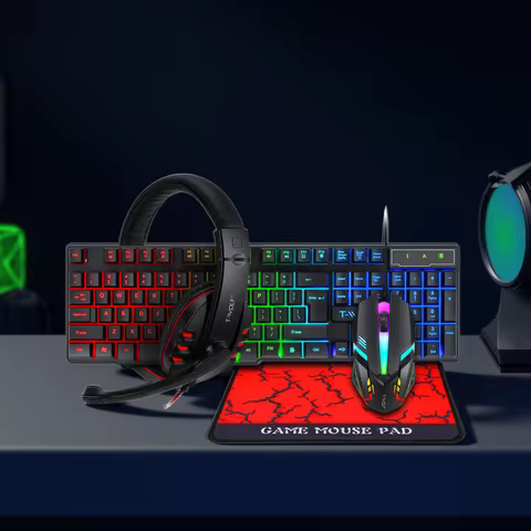 Spanish Keyboard with Spanish Layout Russian Arabic Keyboard Mouse Kit 100% Keyboard ISO Color Backl