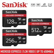 SanDisk MicroSD Express Card 128GB 256GB 512GB 4K 5.3K Video Up to 880MB/S Micro SD Card Memory Card