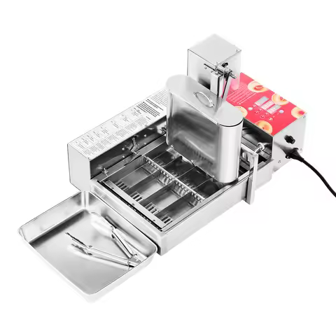 SucceBuy Commercial Automatic Donuts Machine Donuts Equipment Electric High Power Doughnut Maker Sta