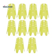10Pcs Golf Mat & Practice Tees for Driving Range & Home Training