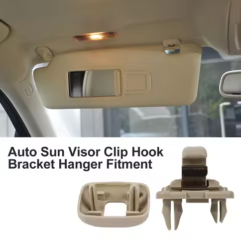 Auto Sun Visor Clip Hook Bracket Hanger replacement for Audi A1 A3 A4 A5 Q3 Q5(8E0 857 562)A7 B6 B7 