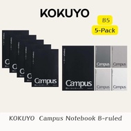 KOKUYO Campus Notebook B5 Dot Grid B-Ruled 5-Notebook Pack