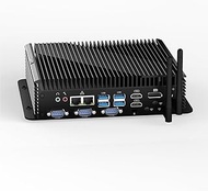 FANPEEC Industrial PC Core i5-1235U 16GB DDR5 1TB NVME SSD, 2 x HD+ DP 4K Triple Display, WiFi5 BT4.