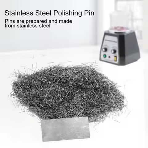 100g Stainless Steel 0.2/0.3/0.4/0.5M Polishing Pin Jewelry Polishers Finishing Media Magnetic Pins