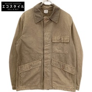 ชุดจั๊มสูทผ้าฝ้าย 3 กระเป๋า สีน้ำตาล ยี่ห้อ CP Company ไซส์ 46