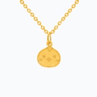 Zodiac Rooster Face Pendant in 999 Pure Gold