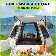 Camping Tent 6-8 Person Automatic Pop-Up Outdoor Waterproof Two Doors Double Layer tent