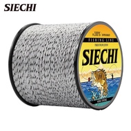 Tali Pancing Braided Fishing Line SIECHI New X8 500M Braided Fishing Line 8 Strands MultiColor Multi