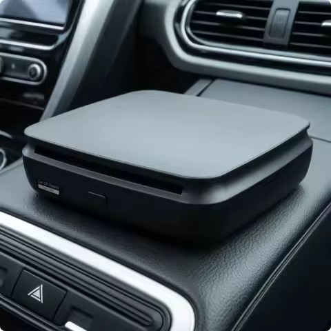 Car CD Player Portable USB Plug and Play CD Player Electronics Easy to Use Compatible for Commuters,