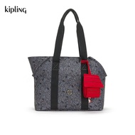 Kipling X PEANUTSART M MERITA Doggy กระเป๋าทรงตั้งผ้าฝ้าย