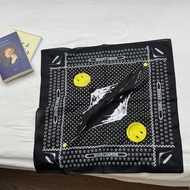 Khăn Trùm Đầu Hình Mặt Cười Cổ Điển Hàn Quốc Y2K Thời Trang Mùa Hè Cho Thanh Thiếu Niên Trang Trí Kh