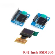 0.42” 0.42 Inch White OLED Display LCD Module 72X40 Serial Screen White Color I2C IIC/SPI Interface 