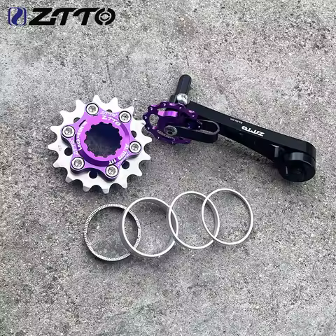 ZTTO 16T MTB Single Speed Cassette Cog CNC HG Sprocket Gear Bike 1 Speed Sprocket Gear Bicycle Chain