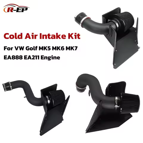Cold Air Intake Pipe Kit with Heat Shield for Audi Q3 Seat Ateca Skoda Octavia VW Golf V VI VII EA21