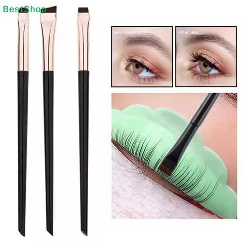 〔Jaden〕Professional Angled Eyelash Perming Brushes, Lash Lift Applicators for Salon & At-Home Lash E