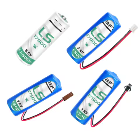 1PCS NEW Original LS17500 A Size Lithium Battery 3.6V LS 17500 With Connector