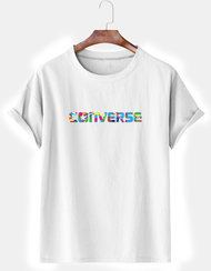 Kaos Pria CNVR Warna Atasan Lengan Pendek Oblong Dewasa Tshirt Man Logo Cetak DTF Baju Distro Atasan