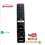 SHARP LED/ANDROID TV/SMART TV OEM REMOTE CONTROL 326 COMPATIBLE WITH GB326WJSA Compatible: : GB005WJ
