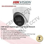 DS-2CD1323G2-LIU - IP CAMERA 2MP DUAL LIGHT TURRET AUDIO