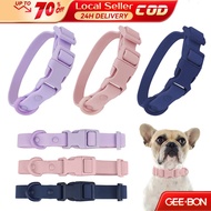 GEEBON Dog Collar Waterproof Cat Safety Buckle Collar Adjustable Soft Odorless PVC Pet Accessories C