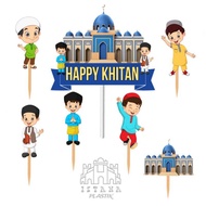 topper khitan/toper khitan/khitan/hiasan kue bolu khitan/topper kue khitan