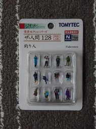【a】TOMYTEC 301134 情景收藏 人間 128 釣魚的人 N規人形人物模型.