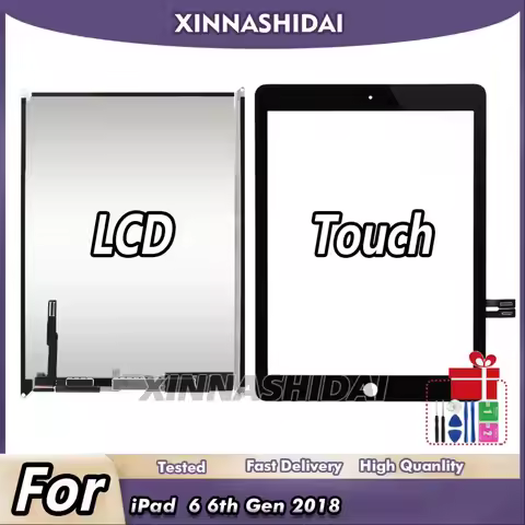 For iPad 2018 A1893 A1954 Touch Screen Digitizer Panel LCD Display For iPad 6 6th Gen 2018 A1893 A19