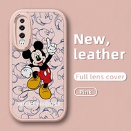 For Huawei P30 Lite Nova 4e P30 Pro P20 Pro Case Cartoon Mickey Mouse New Design Leather Silicone Phone Cases Back Cover Shockproof Case Protective Casing