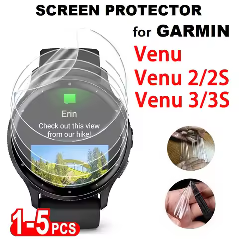 For Garmin Venu 3 3s 2 2s Full Cover HD Clear Soft Film Watch Accessory For Garmin Venu1 Hydrogel Sc