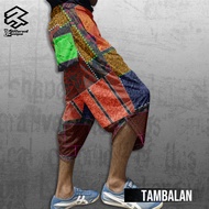 Harem Pants Men's and Women's Casual Harem Pants with Full Print Patches