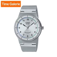 CASIO General Silver Stainless Steel Mesh Band Men Watch MTP-RS105M-7BV