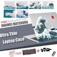 For Huawei MateBook D16 D14 D15 14 Transparent Hard Shell Protective Case 2023 2024 Models Slim Fit 