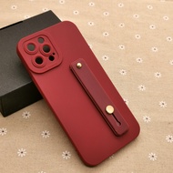 Carristo Iphone 13 Pro Max Simple Back Silicone Case with I-Ring Ring Soft TPU Cover Casing Phone Mo