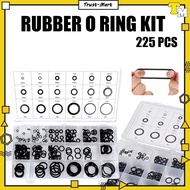 Rubber Ring Seal O Ring Rubber Gaskets Seal Ring Set 225 Pcs O Ring Rubber Gasket Kit Set Rubber Gas