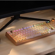 irocks K85R 機械式鍵盤-熱插拔-RGB背光-摩卡棕 注音版