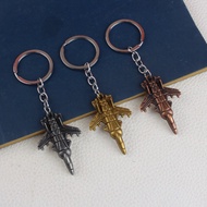 Creative DIY Retro Metal Airplane Keychain Fighter Keychain Pendant Aviation Small Gift Souvenir