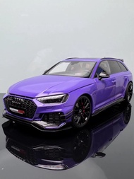 Qihui Audi RS4 1: 18 2022 Audi RS4 Station Car Simulation Car Model Collection Ornaments