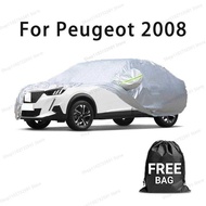 Car For Peugeot 2008 Full Waterproof sun protection cover Scratch resistant cars accessories