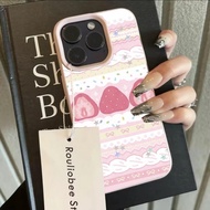 Cream Strawberry Cake Lace Bowknot Phone Case For Realme Note 80 C85 C83 15 PRO 14 13 12 11 Plus Not