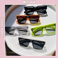 Korean Fashion Sunglasses Ins Style Punk Street Style Sunglasses Square Large Frame Glasses Unisex 墨