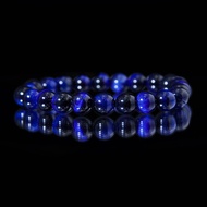 EW-5A Natural Lapis Lazuli Tiger Eye Bracelet Fashion Art Retro Men Women Round Bead