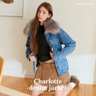 (พร้อมส่ง) Charlotte Denim Jacket O15001