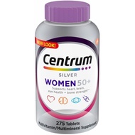 Centrum Silver Multivitamin Multimineral Supplement for WOMEN 50+, 275 Tablets